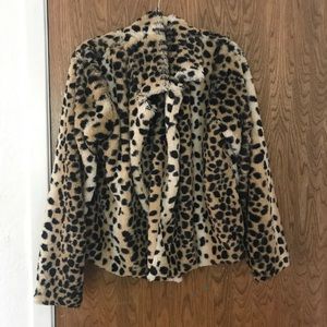 Cheetah print fur coat from Nordstrom
